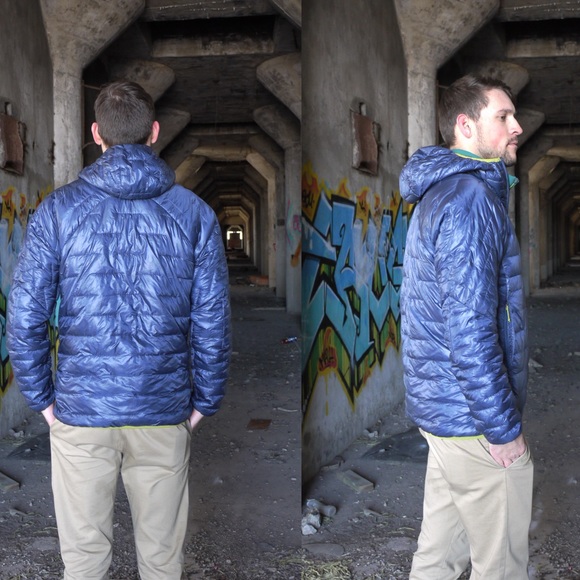 patagonia men's micro puff hoody dolomite blue